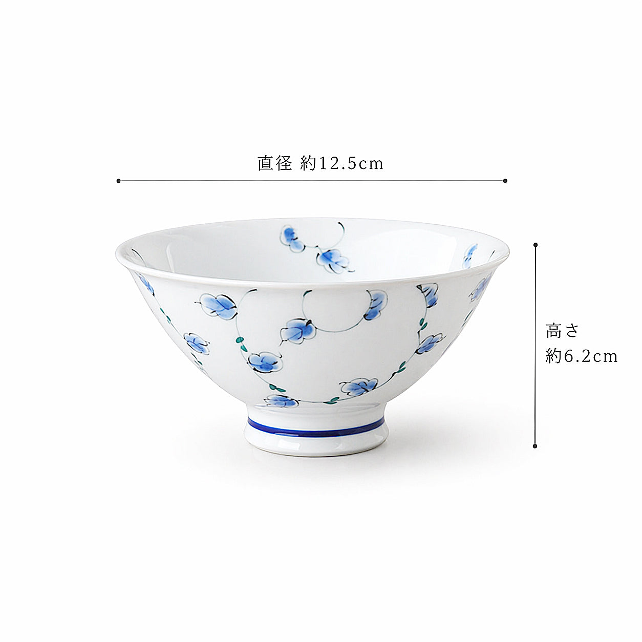 唐草紋　ご飯茶わん・ゆのみ