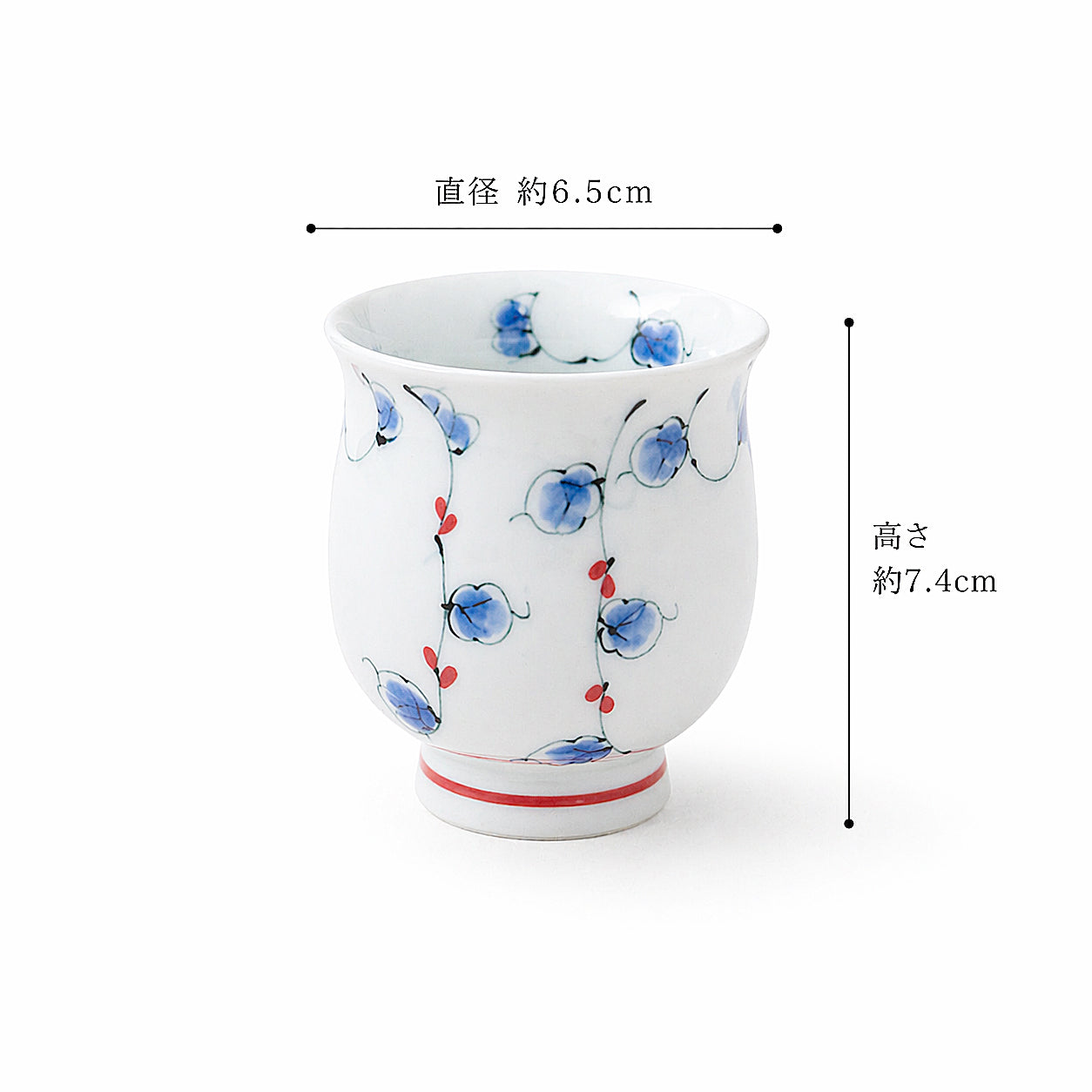 唐草紋　ご飯茶わん・ゆのみ