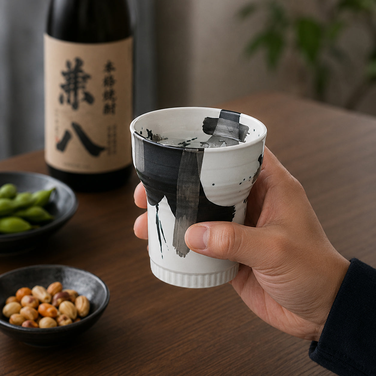 ゼブラ金彩・銀彩（キーポ）　焼酎カップ